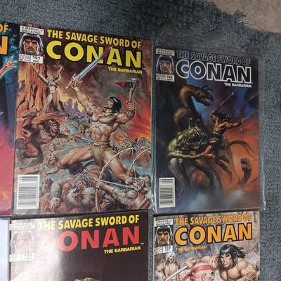 8 CONAN COMIC BOOKS