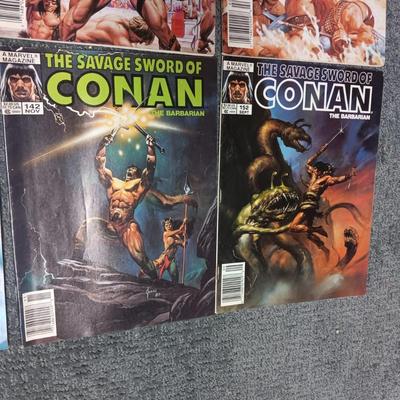 8 CONAN COMIC BOOKS