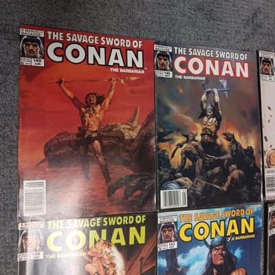8 CONAN COMIC BOOKS