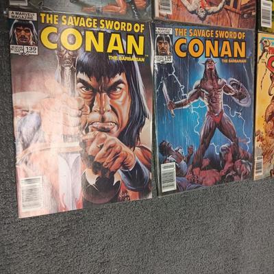 8 CONAN COMIC BOOKS