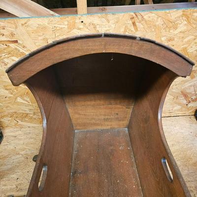 Antique Victorian Hooded Crib