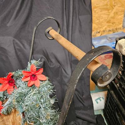 Vintage Light Up Christmas Sleigh Decor