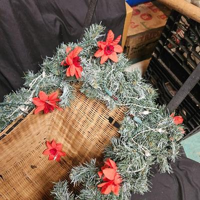 Vintage Light Up Christmas Sleigh Decor