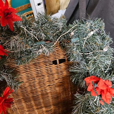 Vintage Light Up Christmas Sleigh Decor