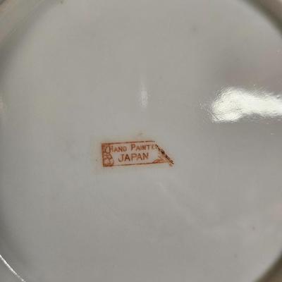 Set of 7 Smaller Antique Decorative Plates Including 4 Princess House Style Heritage Plates