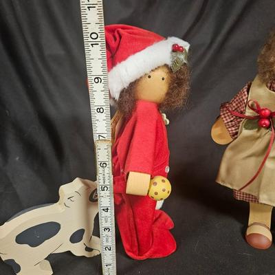 Lot of 2 Vintage Lizzie High Christmas Dolls