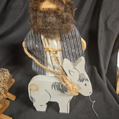 Lot of 4 Vintage Lizzie High Christmas Nativity with Sheep Dolls