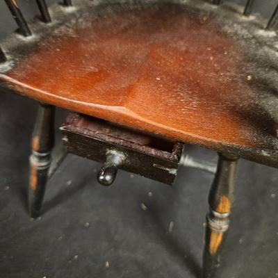 Vintage Doll Chair with Writing Table
