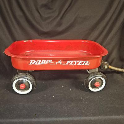 Vintage Doll Sized Radio Flyer Wagon