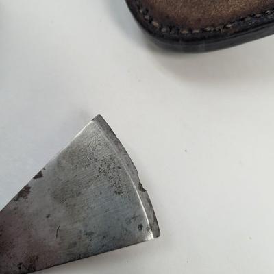 New South Wales Fire Brigade (NSWFB) Belt and Hatchet and a Cast Iron Spanner Wrench