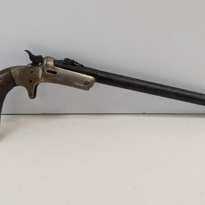USA J. Stevens & Co, .22 Cal, Old Model 1860's Tip-up Pocket Pistol