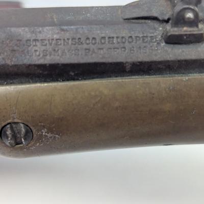USA J. Stevens & Co, .22 Cal, Old Model 1860's Tip-up Pocket Pistol