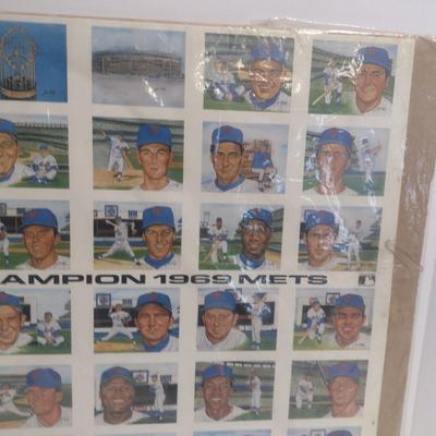 1969 New York Mets World Champions Team Poster