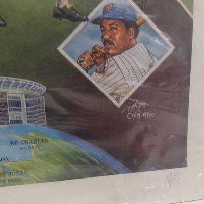 1969 'Miracle Mets' Cantalano Limited Edition Lithograph 691/950