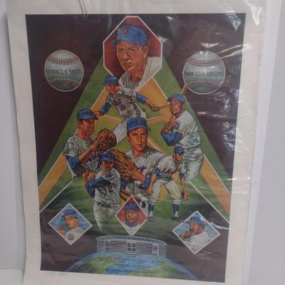 1969 'Miracle Mets' Cantalano Limited Edition Lithograph 691/950