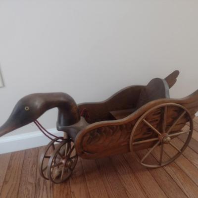 Hand Crafted 'Goose Caboose Limited Edition Folk Art Pruitt's Place
