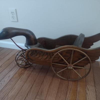 Hand Crafted 'Goose Caboose Limited Edition Folk Art Pruitt's Place