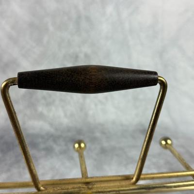 Lot 1: Mid-Century Modern Gold-Rim Glassware Set – Vintage
