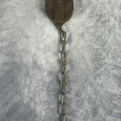 Lot 8: Antique Lock & Chains