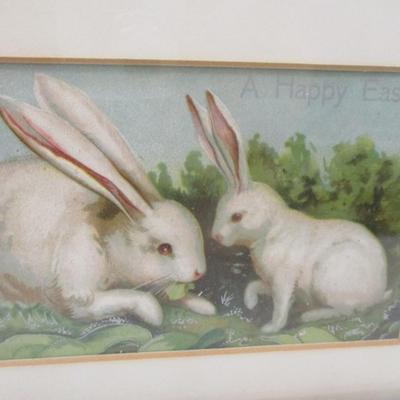 Antique Framed Easter Embossed Postcards