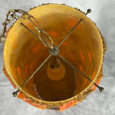 Lot 10: Vintage Hanging Lamp – Mid-Century Pendant Lighting