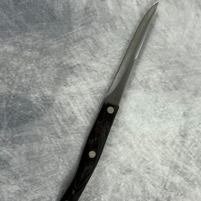 Lot 11: Cutco Black Handle Knife Set – 4-Piece Premium Kitchen Knives