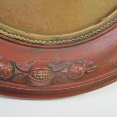 Framed Wooden Antique Oval Picture Frames