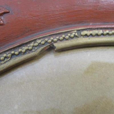 Framed Wooden Antique Oval Picture Frames