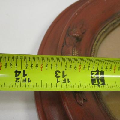 Framed Wooden Antique Oval Picture Frames