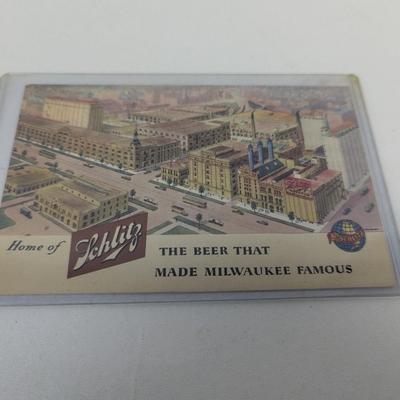Schlitz Beer Brewing Co. Milwaukee WI Postcard