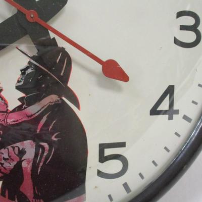 General Electric Fireman & Rescue Tribute Wall Clock Made in USA