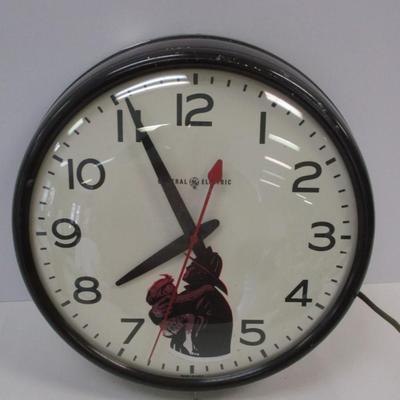 General Electric Fireman & Rescue Tribute Wall Clock Made in USA