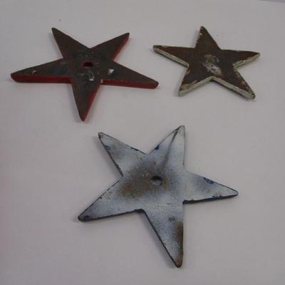 3 - Cast Iron Decorative Stars