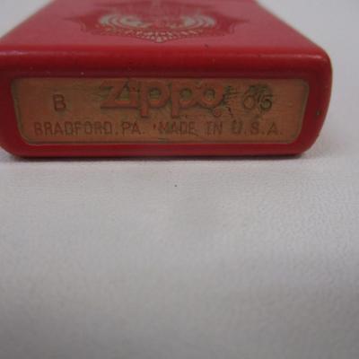 Zippo Harley Davidson Matte Red Lighter