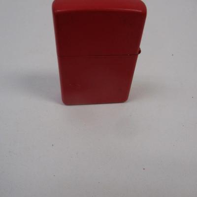 Zippo Harley Davidson Matte Red Lighter