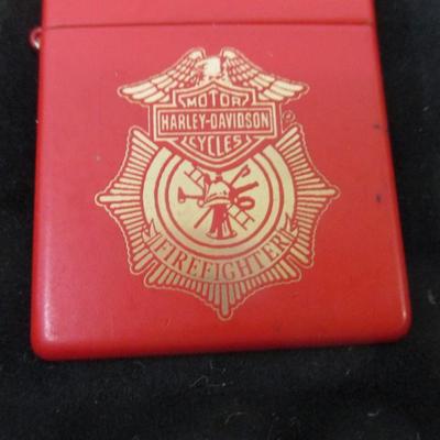 Zippo Harley Davidson Matte Red Lighter