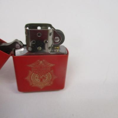 Zippo Harley Davidson Matte Red Lighter