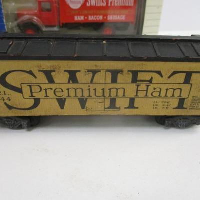 Swift's Premium Delivery Truck & Train Cars