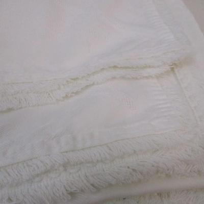 Vintage Pillow Cases With Red Embroidery Napkins