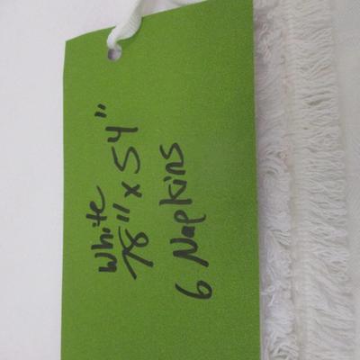 Vintage Pillow Cases With Red Embroidery Napkins