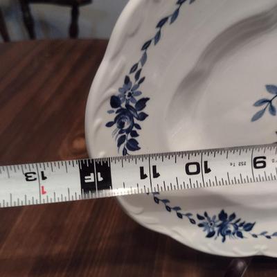 J&G Meakin Dresden Blue English Ironstone- Approx 40 Pieces, 8 Place Settings