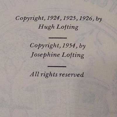 Collection of Vintage Doctor Doolittle Hardback Books- Six Pieces
