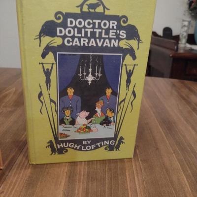 Collection of Vintage Doctor Doolittle Hardback Books- Six Pieces