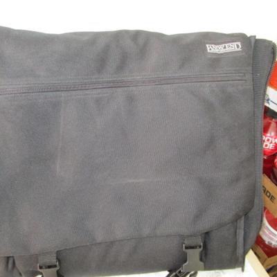Sale Photo Thumbnail #258: Land's End bag is cushioned on both front & back 18" wide x 15" tall, duffle bag is JanSport 18" x 10" x 8-1/2" deep  tall, backpack is Lowe Alpine Dash 16-1/2" tall x 11" wide x 3-1/2" deep