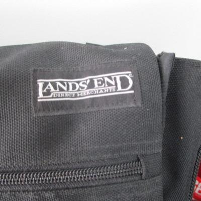Sale Photo Thumbnail #259: Land's End bag is cushioned on both front & back 18" wide x 15" tall, duffle bag is JanSport 18" x 10" x 8-1/2" deep  tall, backpack is Lowe Alpine Dash 16-1/2" tall x 11" wide x 3-1/2" deep