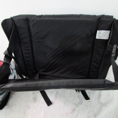 Sale Photo Thumbnail #260: Land's End bag is cushioned on both front & back 18" wide x 15" tall, duffle bag is JanSport 18" x 10" x 8-1/2" deep  tall, backpack is Lowe Alpine Dash 16-1/2" tall x 11" wide x 3-1/2" deep