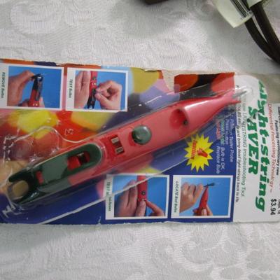 Sale Photo Thumbnail #272: Christmas light string trouble shooting tool, 9 extension cords