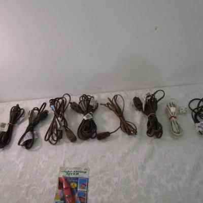 Sale Photo Thumbnail #273: Christmas light string trouble shooting tool, 9 extension cords