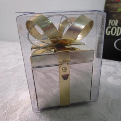 Sale Photo Thumbnail #379: Gift box is 1-1/2" square & 1-1/2" tall from Crate&Barrel, see pictures
