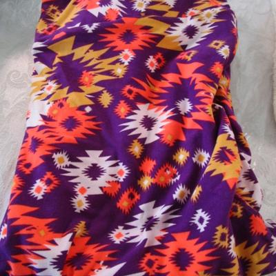Sale Photo Thumbnail #499: Disney sleep pants 3X (22W-24W) and LuLa Roe leggings no size, but waist measures 36".  Also Cozy Critter slipper socks